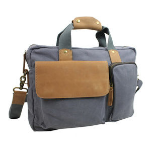 Casual Style Canvas Laptop Messenger Bag CM01BG